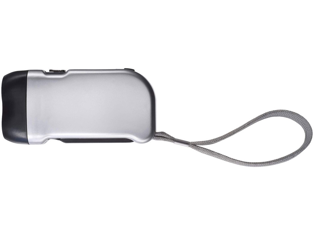 Фонарь Virgo с механической подзарядкой, серебристый