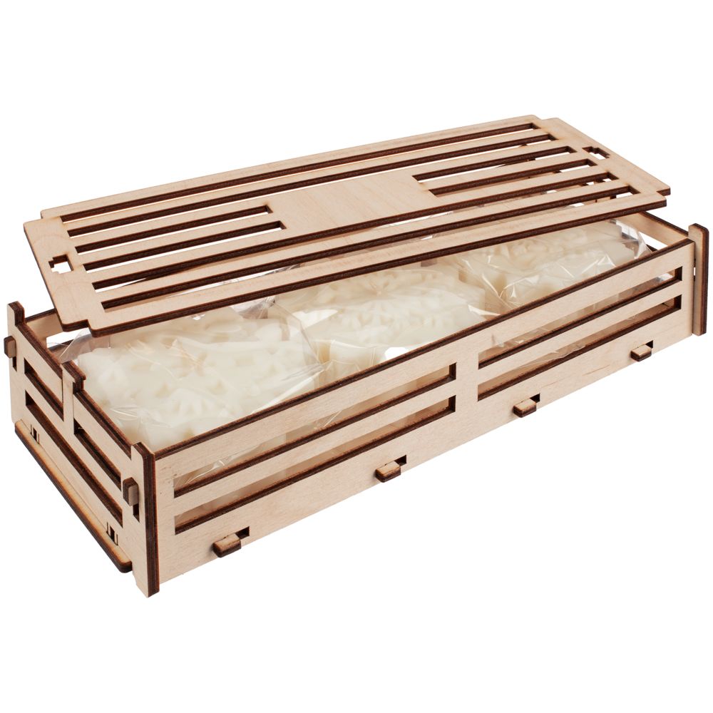 Набор свечей Snowflame — пример нанесения логотипа (сделано в России) | Print Logo