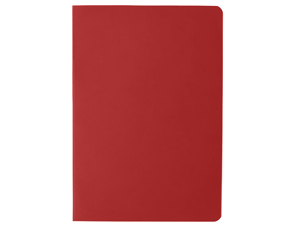 Блокнот в гибкой обложке A5 Виспи 2.0 в клетку, красный