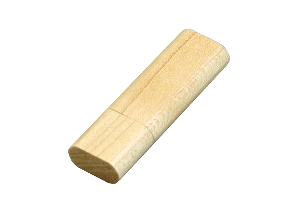 USB 2.0- флешка на 64 Гб эргономичной прямоугольной формы с округленными краями с логотипом  | Print Logo