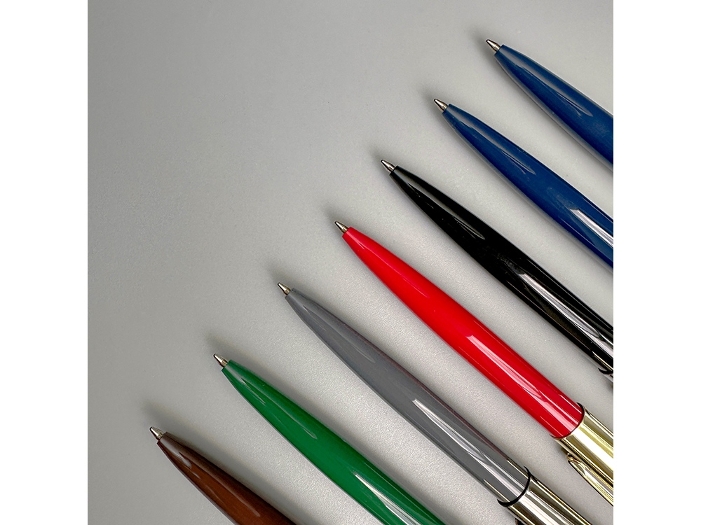 Ручка металлическая шариковая Napoli, коричневый/розовое золото