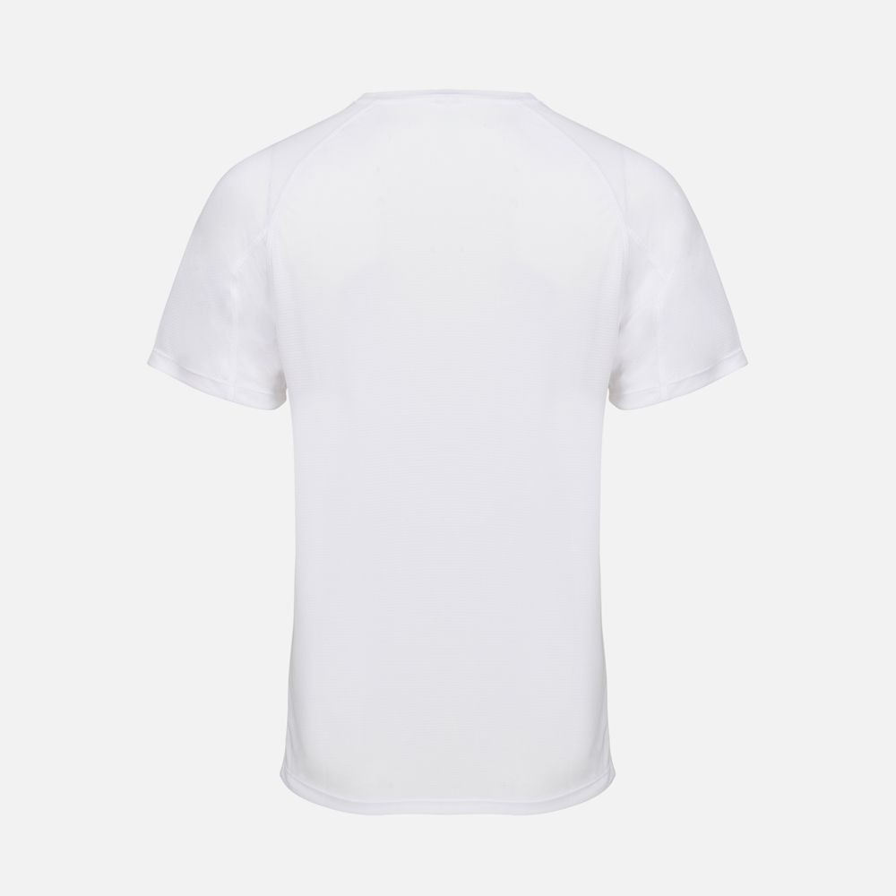 Футболка спортивная унисекс Vortex, белая, размер XXL