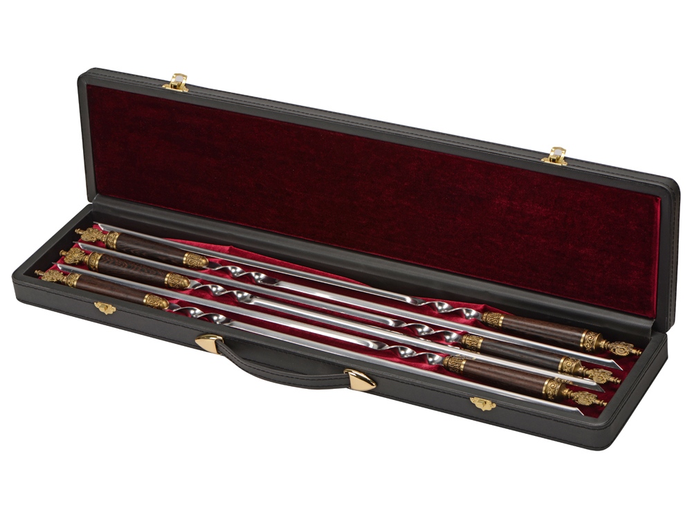 Набор шампуров Россия с логотипом  | Print Logo