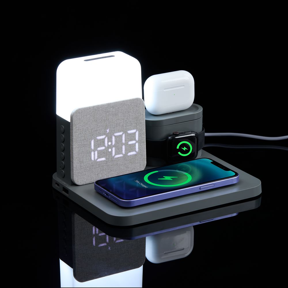 Зарядная станция с часами и подсветкой Large Charge ver.2