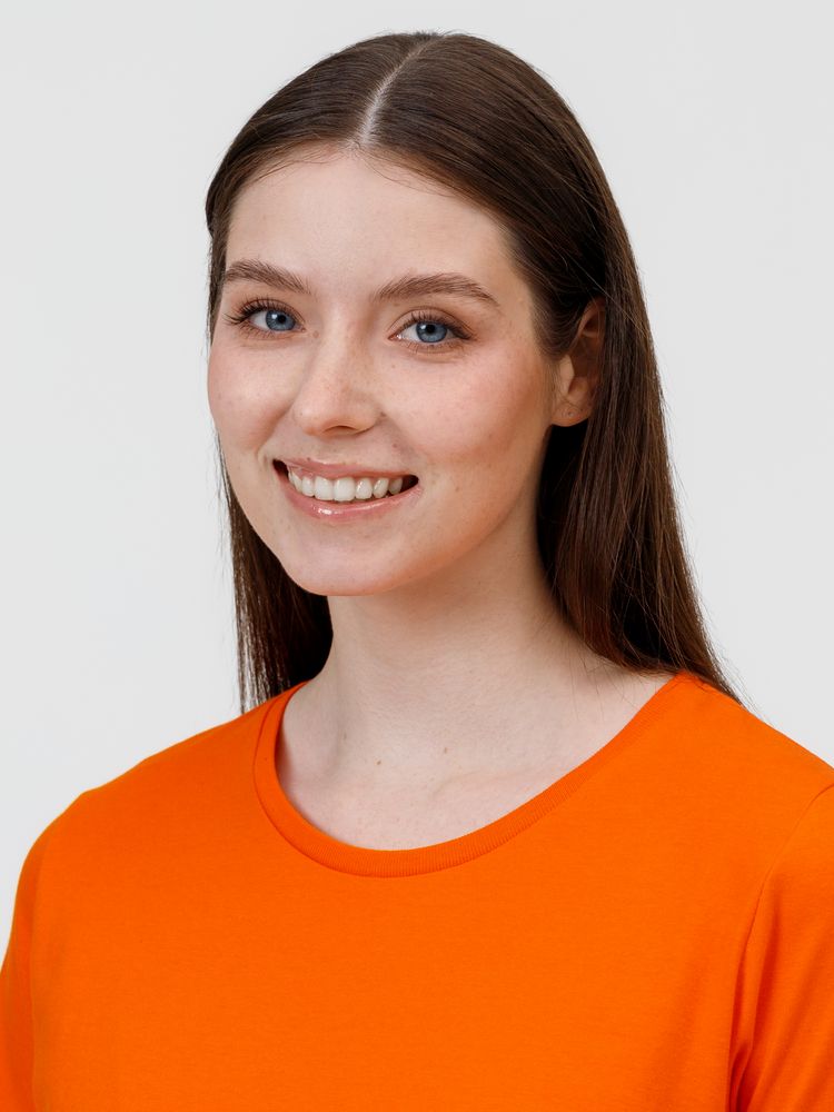 Футболка E190 женская оранжевая, размер XL