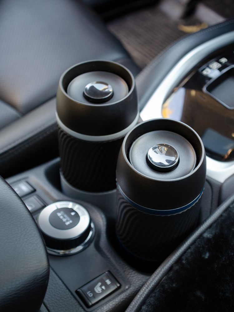 Термостакан Hub — пример нанесения логотипа (Molti) | Print Logo