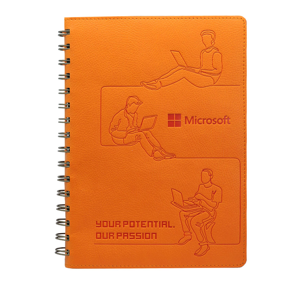 Ежедневник Виста (Vista) недатированный, оранжевый/коричневый