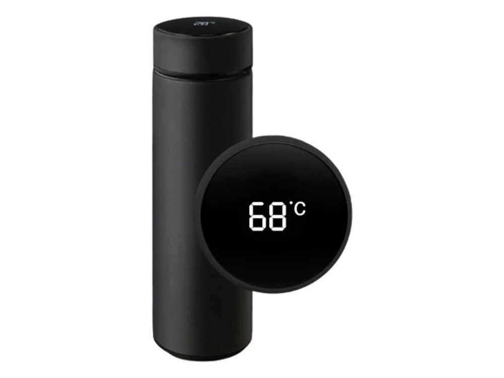 Термос с индикатором температуры LEMARK с логотипом  | Print Logo