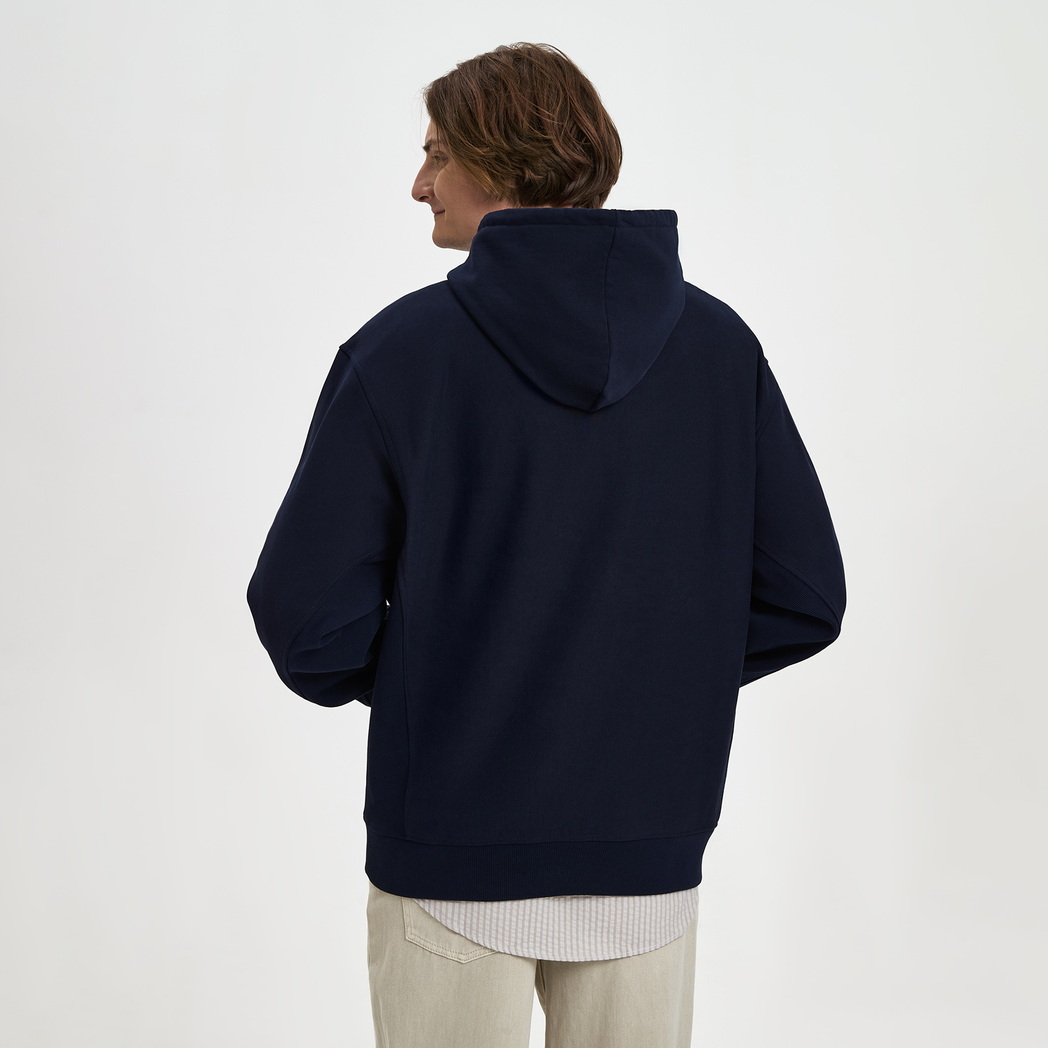 Худи релакс унисекс Адвенче (Adventure), темно-синий, размер 3XL/4XL