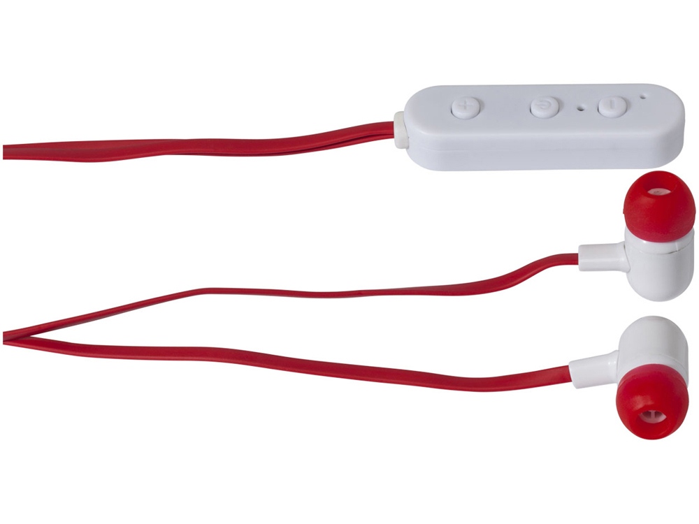 Наушники с функцией Bluetooth® с чехлом с карабином, красный