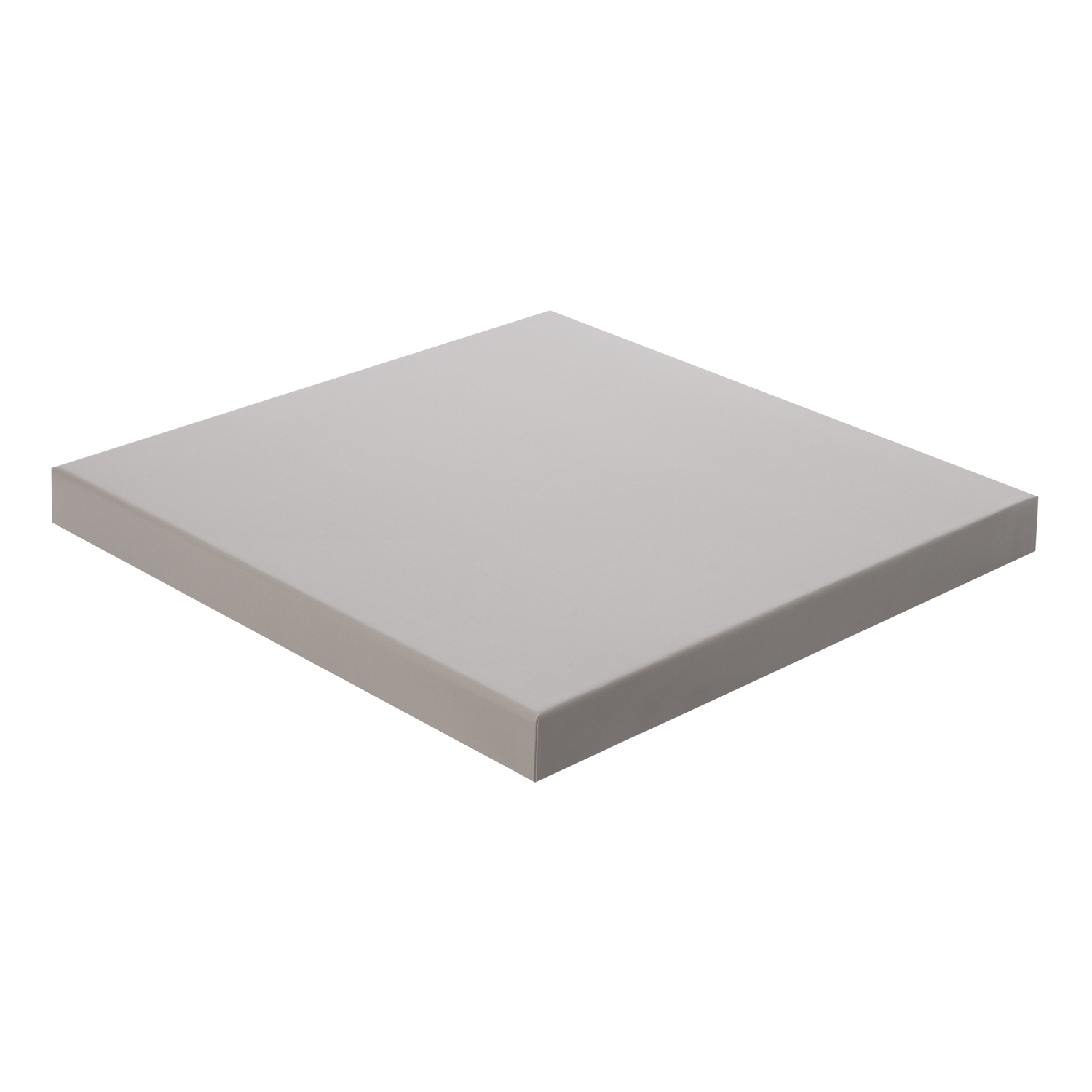 Подарочная коробка без ложемента для ежедневника, ручки и аккумулятора, серая (под съемные ложементы)