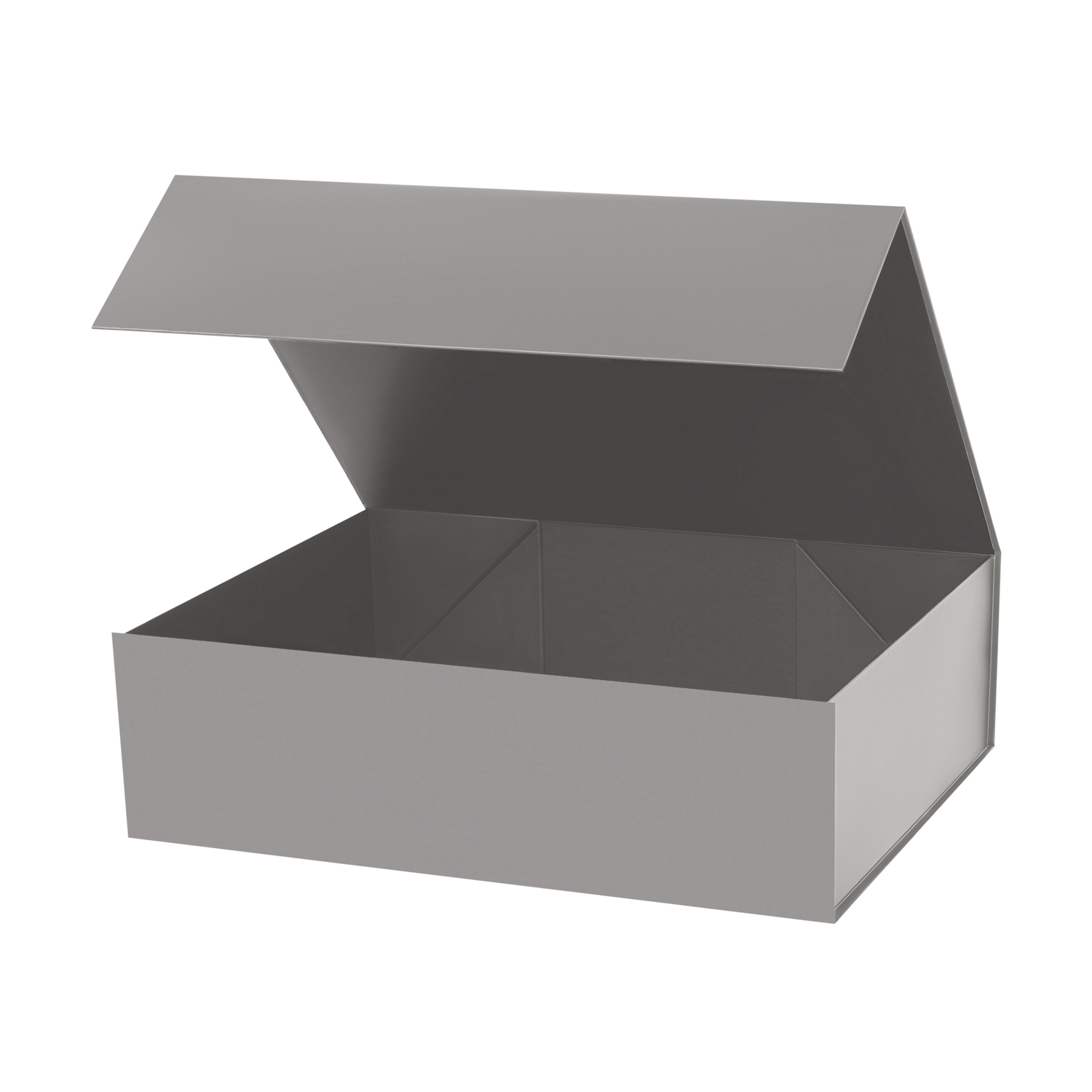 Подарочная коробка-трансформер большая, серая