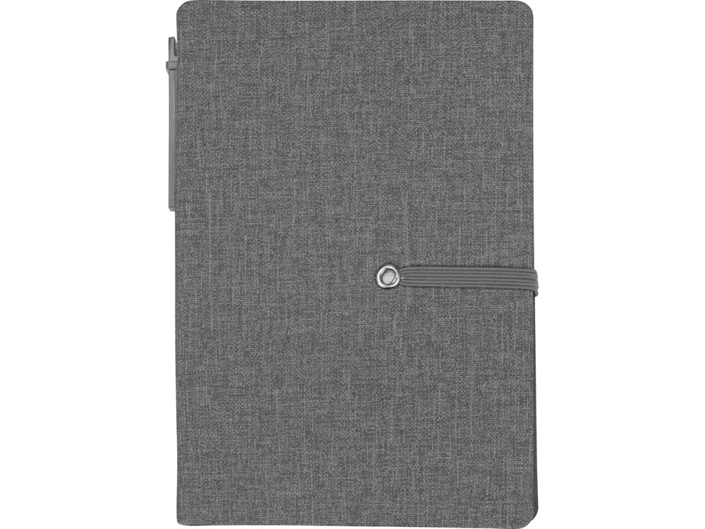 Блокнот А6 Write and stick с ручкой и набором стикеров, серый