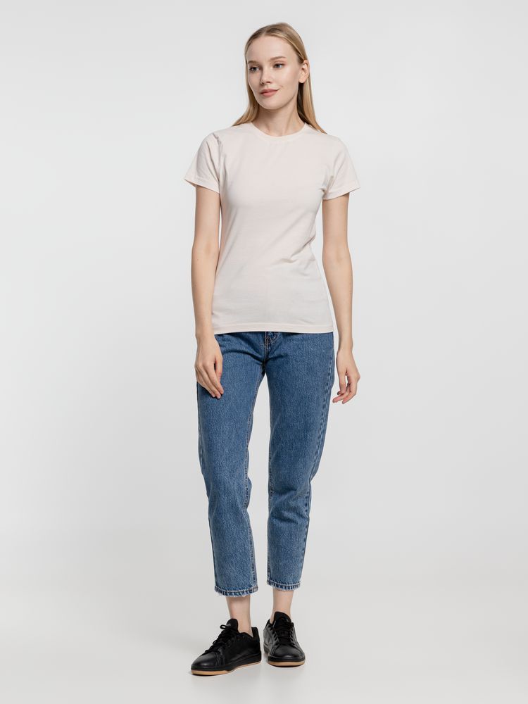 Футболка женская T-bolka Lady, молочно-белая, размер XL