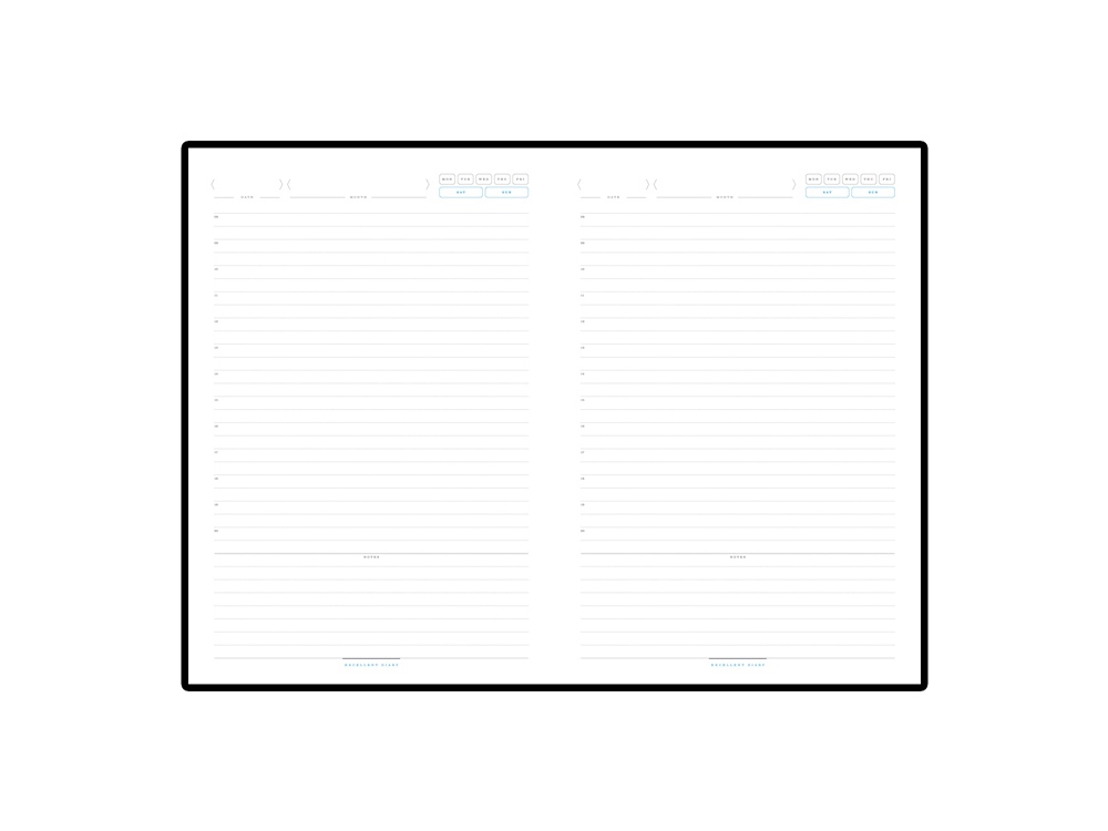 Ежедневник А5 недатированный Citizen, темно-зеленый