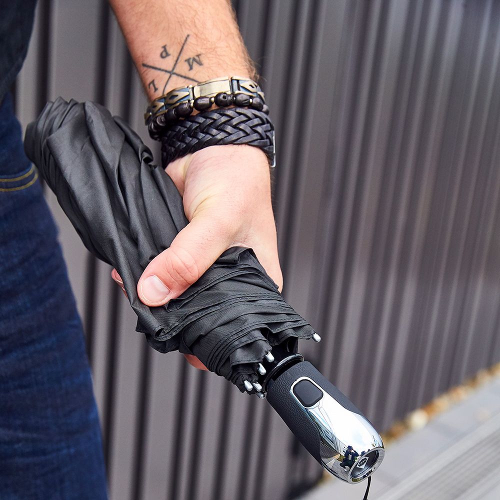 Зонт складной Steel фото на сайте Print Logo.