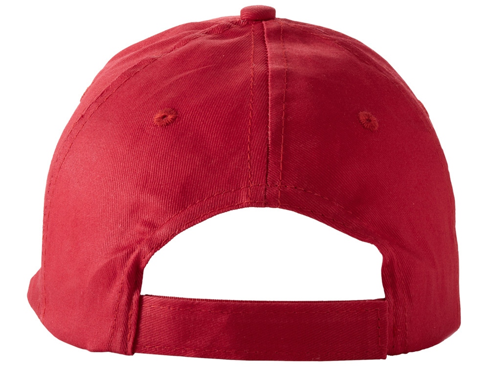 Бейсболка Watson, 6 панелей, красный