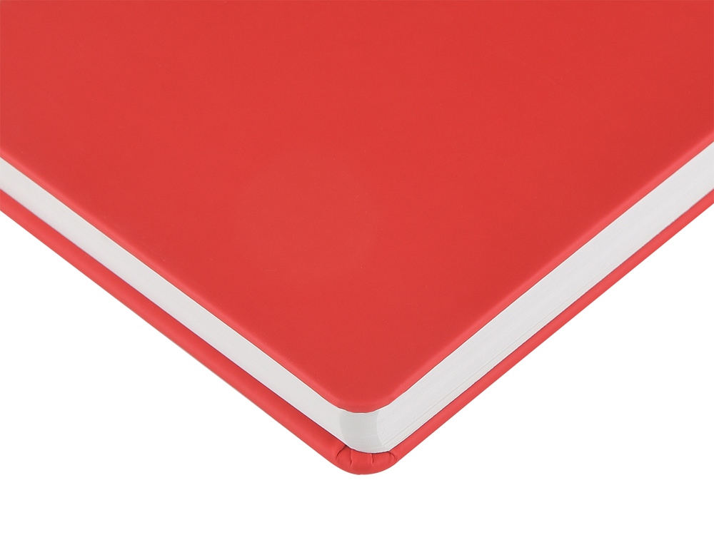 Ежедневник с каменной бумагой недатированный А5 Carrara, красный