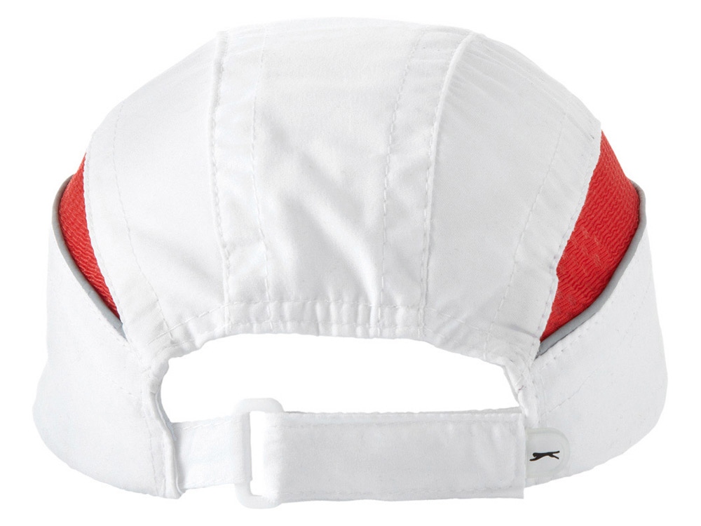 Бейсболка Qualifier 6-ти панельная, белый/красный