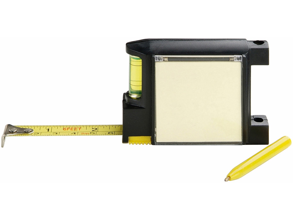 Рулетка с уровнем, 2м с логотипом  | Print Logo
