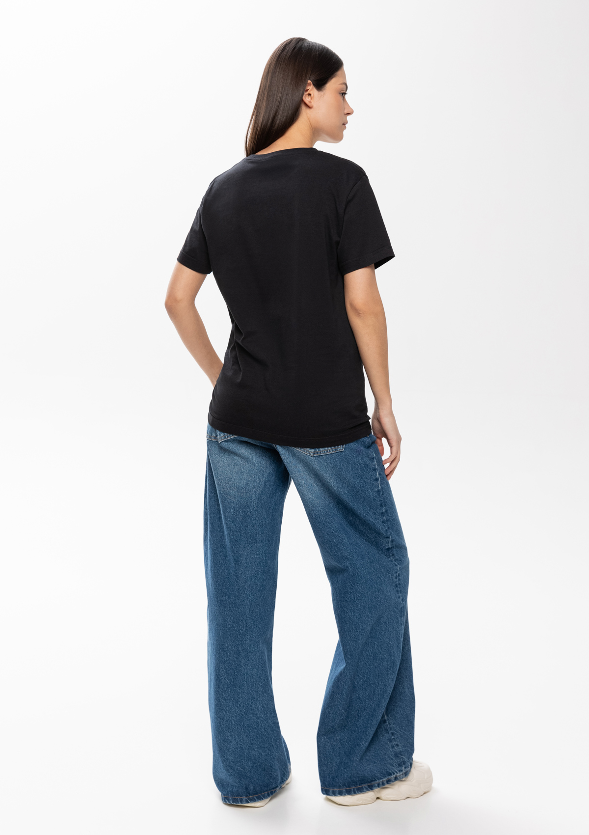 Футболка унисекс без бокового шва STAN хлопок 160, 02, Чёрный,  (20)  (52/XL)