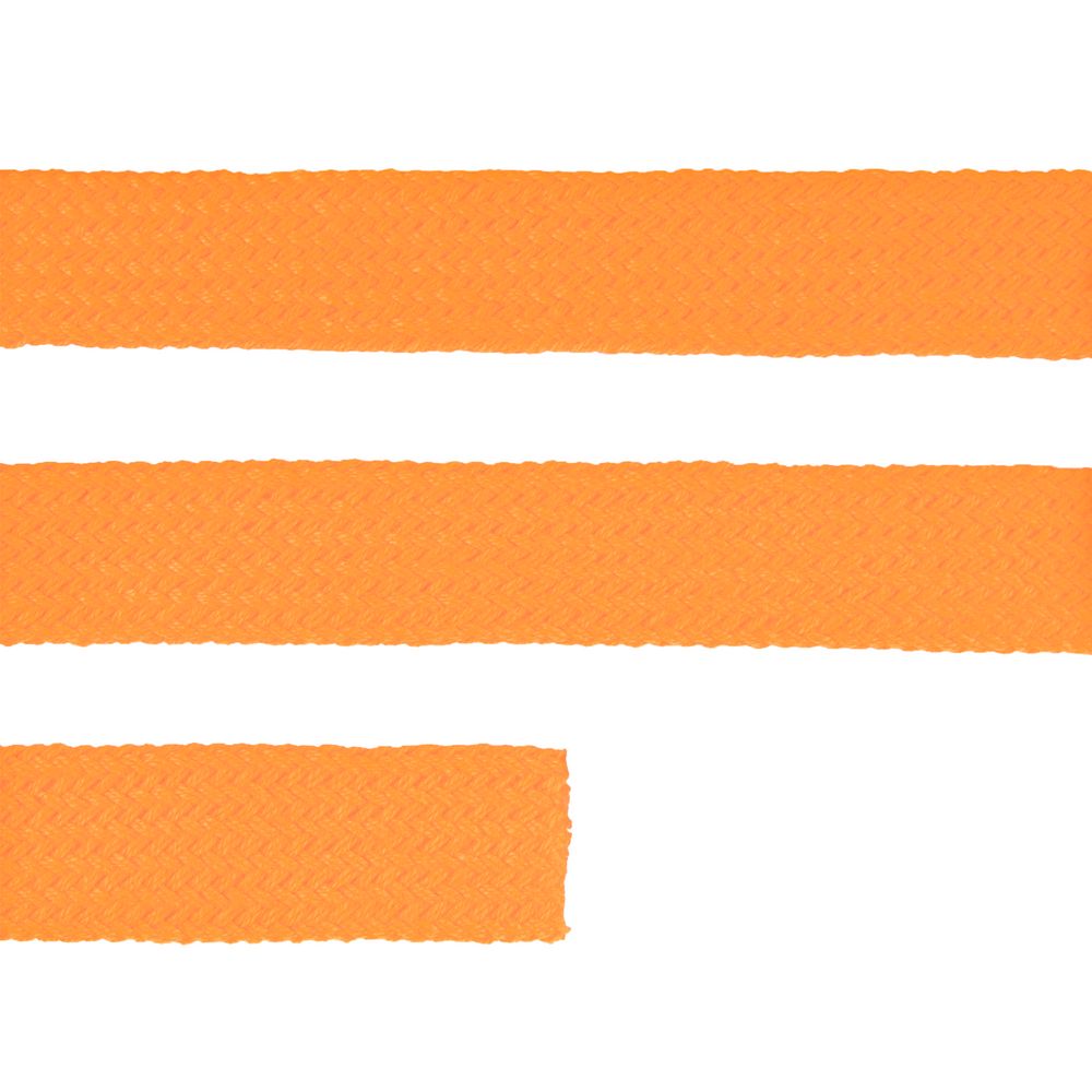 Плоский шнур Cord M, оранжевый неон