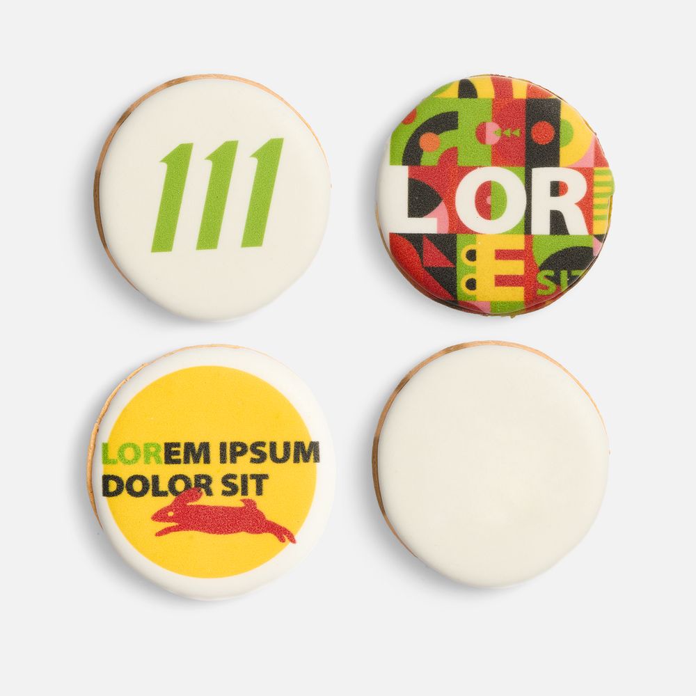 Печенье BrandBite с печатью на заказ с логотипом сделано в России | Print Logo