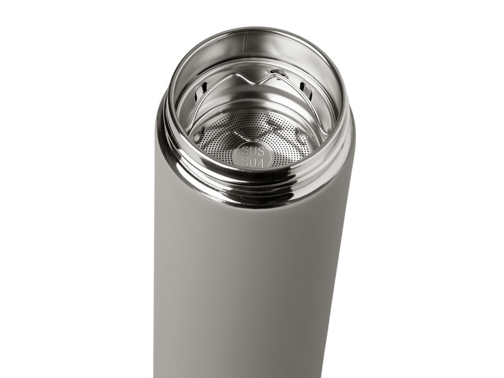 Вакуумный термос Vacuum Flask C1, soft touch, 420мл, серый