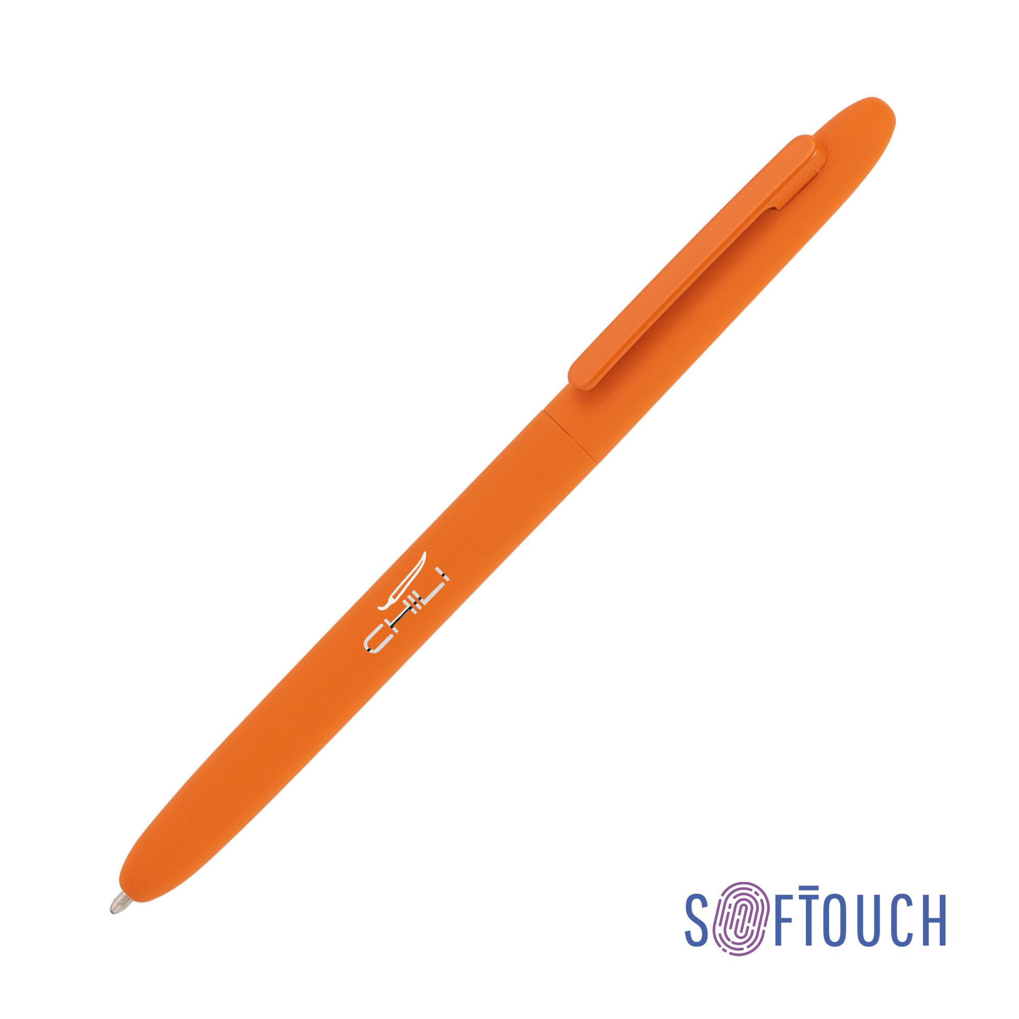 Ручка шариковая "Vega", покрытие soft touch, красный