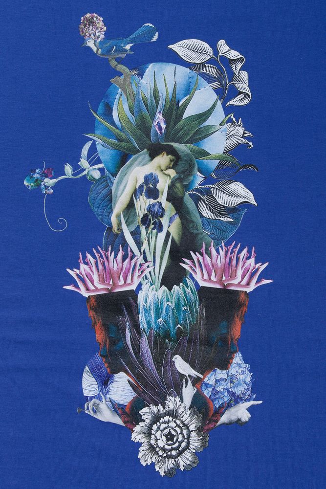 Футболка женская Beauty Sleep — пример нанесения логотипа (Принтэссенция) | Print Logo