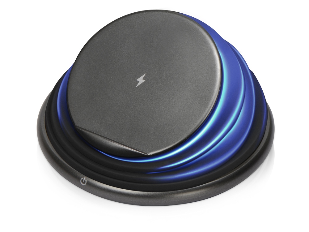 Беспроводное зарядное устройство Hybrid с ночником с логотипом Evolt | Print Logo