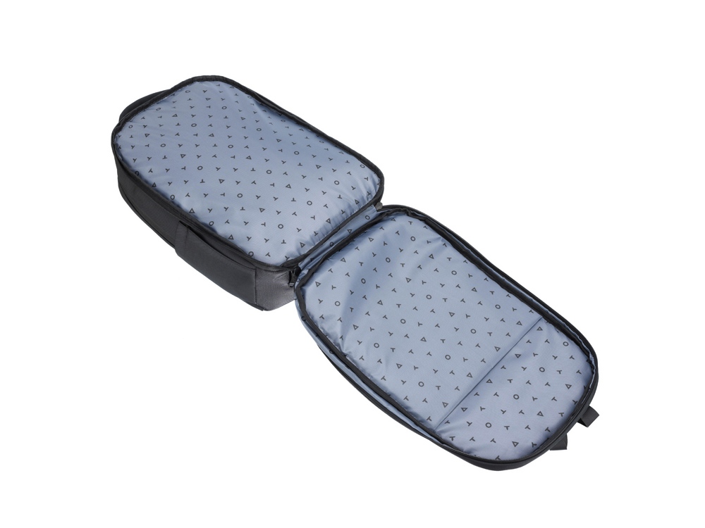 Рюкзак TORBER ВОЯЖ с отделением для ноутбука 18'', черный, полиэстер 900D, 34х16х47 см, 20 л