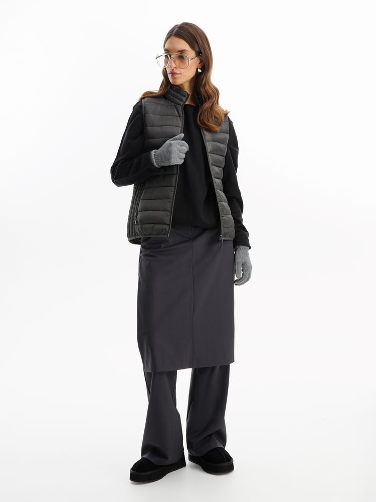 Жилет женский Stream BW Women, темно-серый, размер XXL