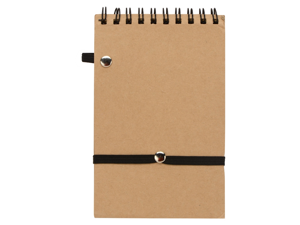 Блокнот B7 Forli с обложкой из пробки, натуральный + ручка из пробки Evora, черный