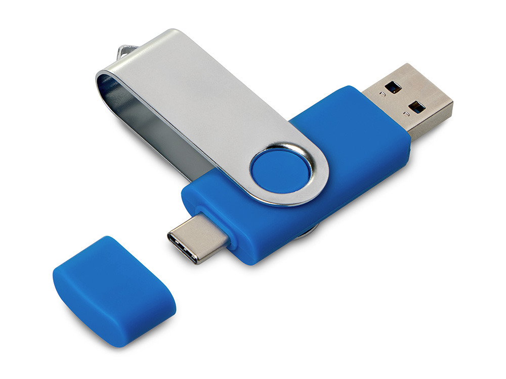 USB3.0/USB Type-C флешка на 16 Гб Квебек C с логотипом  | Print Logo