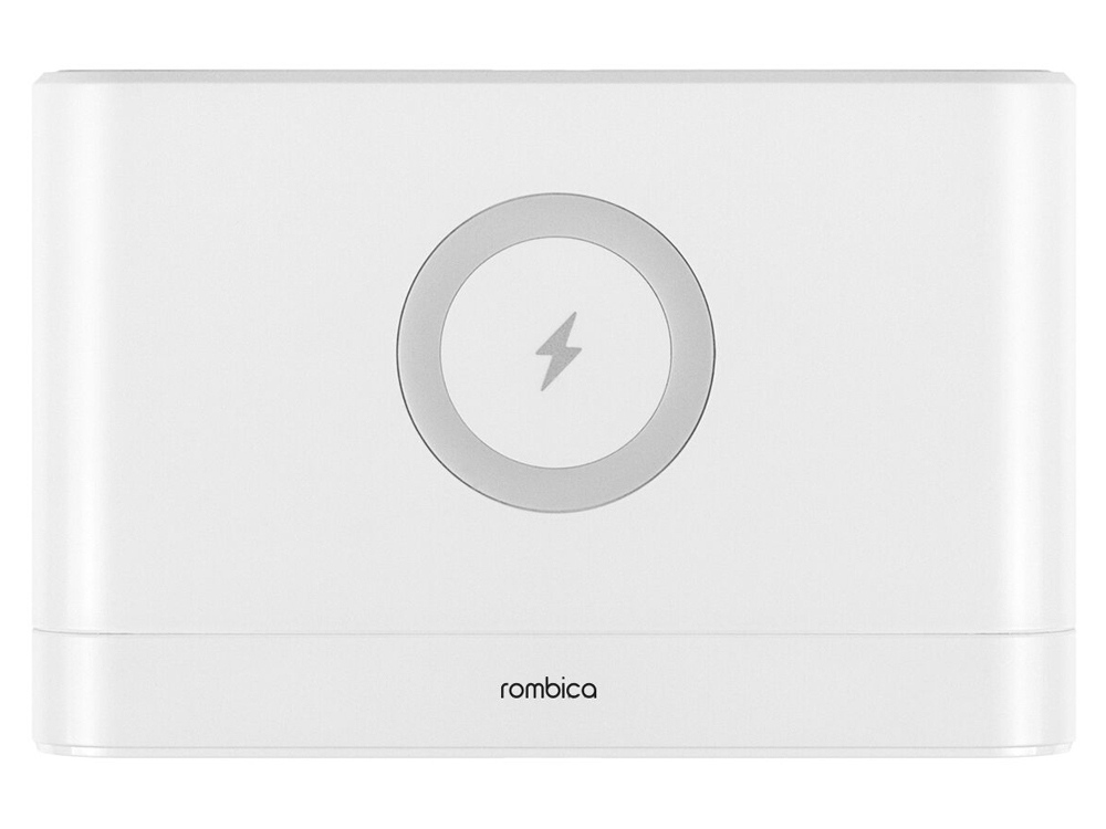 Часы с беспроводным зарядным устройством Rombica Timebox 1, белый (P)
