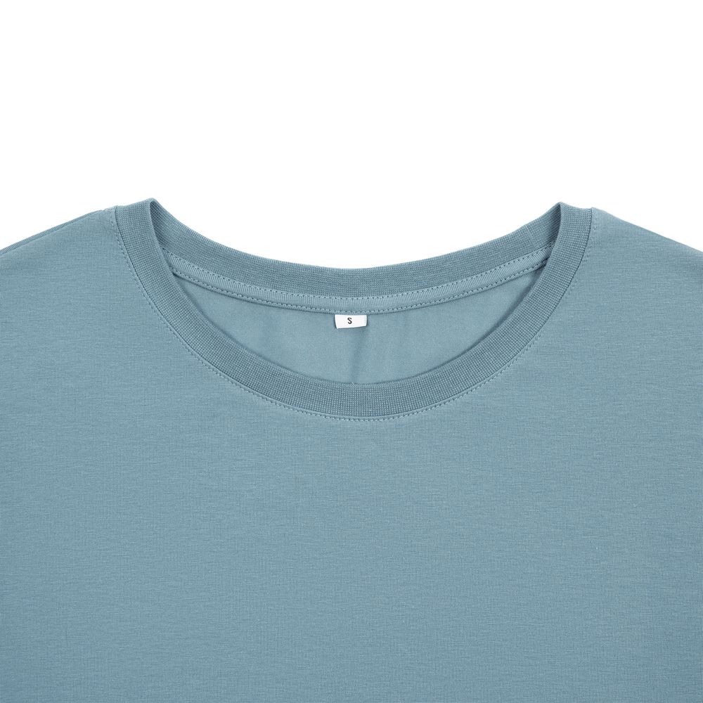 Футболка унисекс оверсайз Crosstown, серо-зеленая, размер XXL