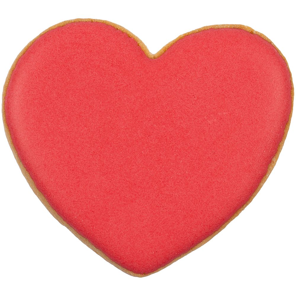 Печенье «Сердце» с логотипом сделано в России | Print Logo