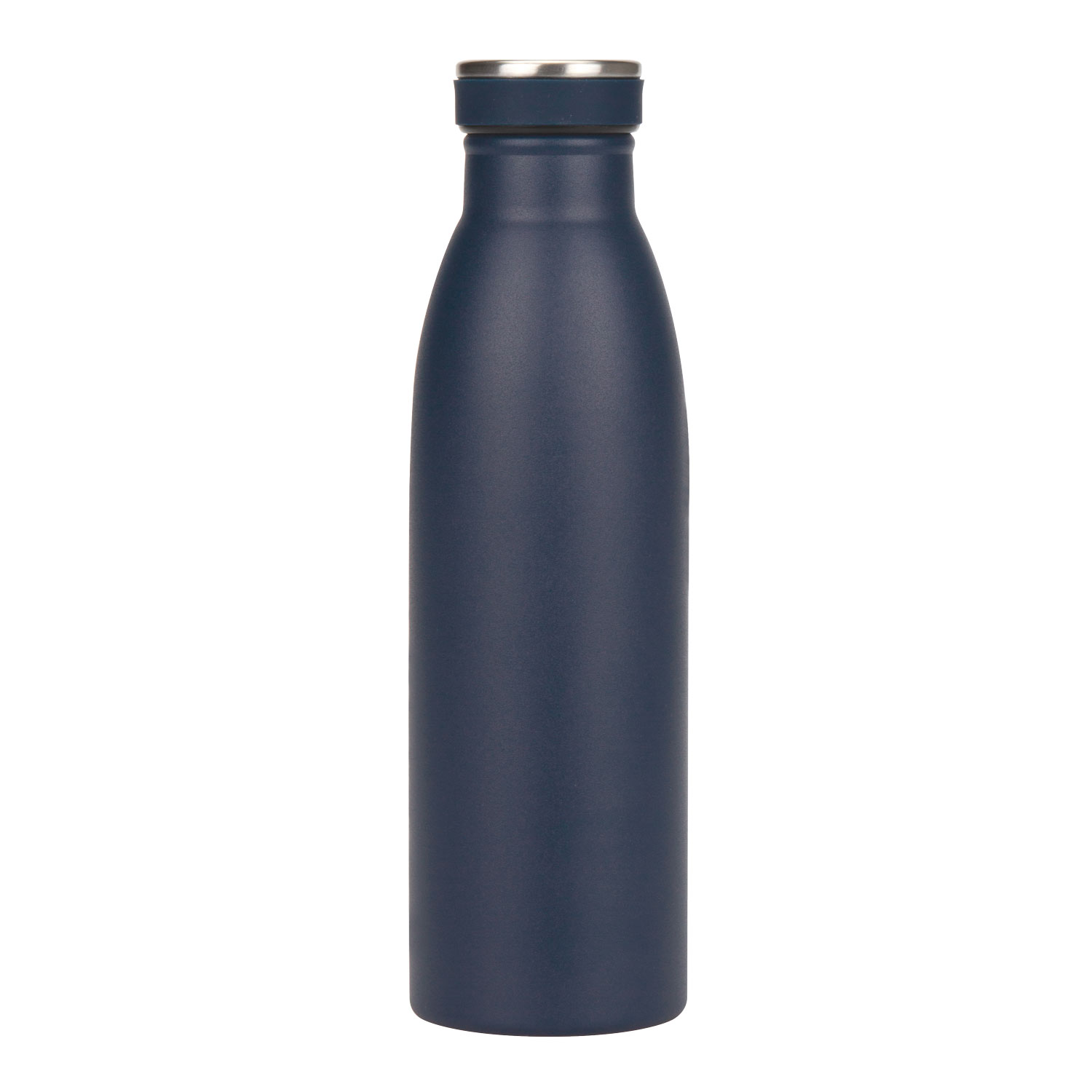 Термобутылка вакуумная герметичная Libra, серая — пример нанесения логотипа (Portobello Термокружки) | Print Logo