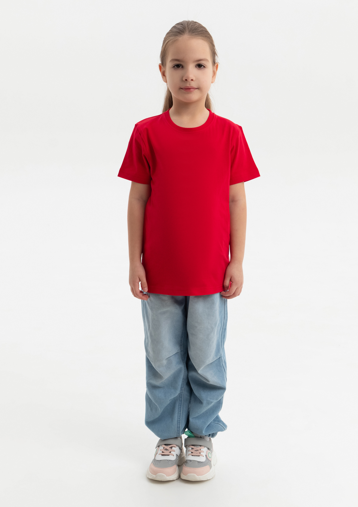 Футболка детская STAN хлопок 140, 06U, Красный,  (14)  (6 лет)