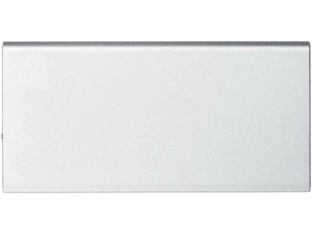 Алюминиевое портативное зарядное устройство Plate 8000 мА∙ч, серебристый