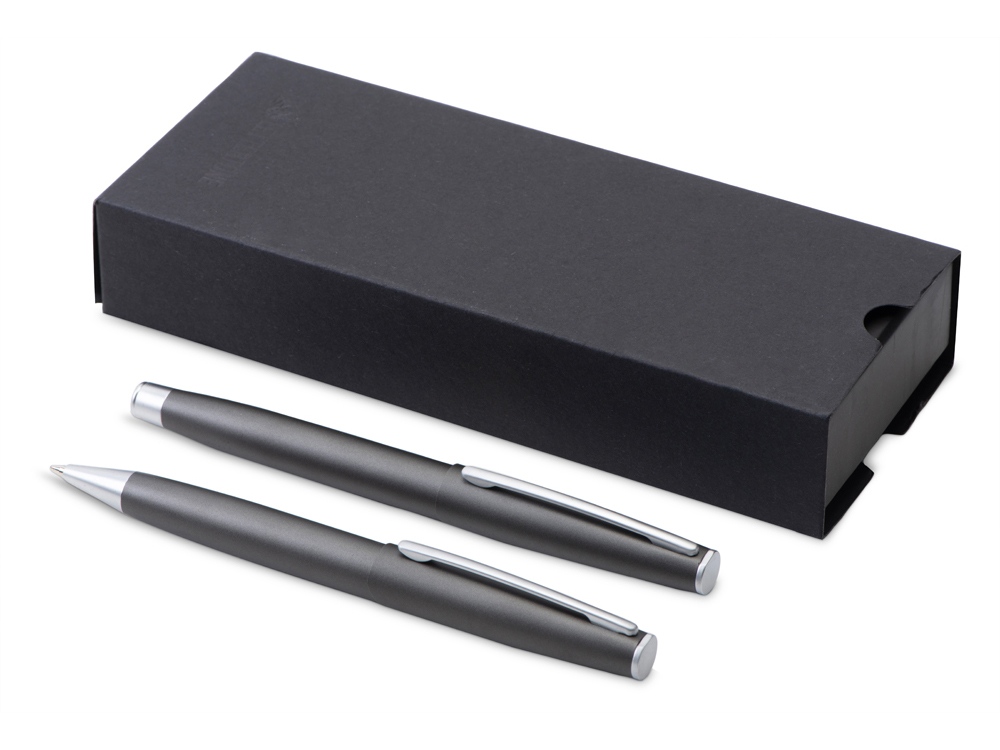 Подарочный набор ручек Roosevelt: шариковая и роллер с логотипом Lettertone | Print Logo