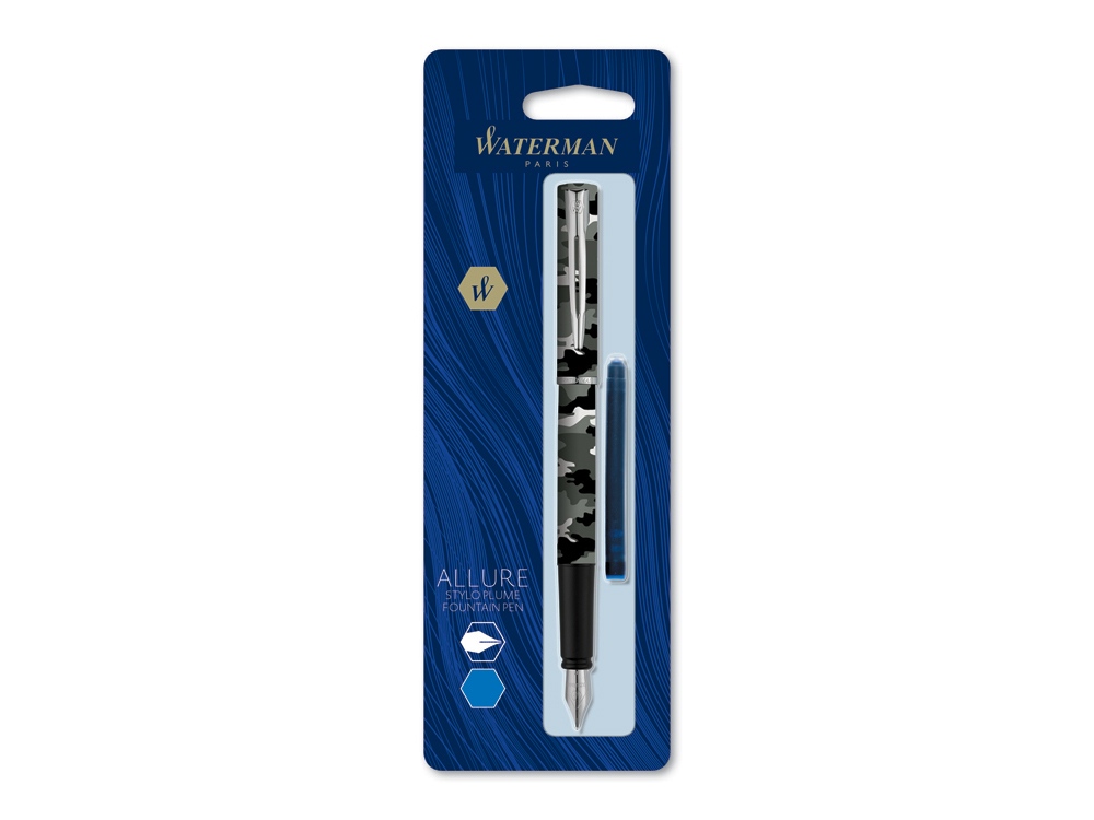 Перьевая ручка Waterman Allure Camo CT в блистере