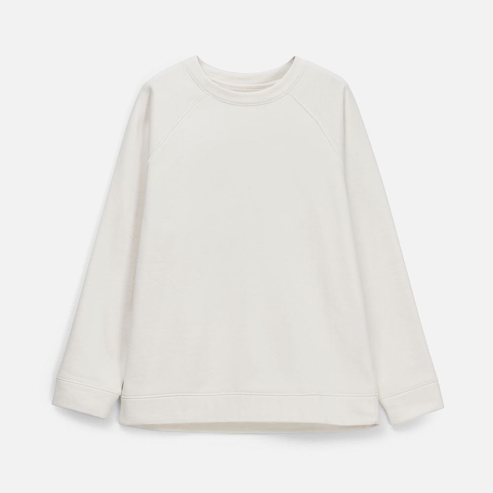 Свитшот унисекс S1, молочно-белый, размер XS/S