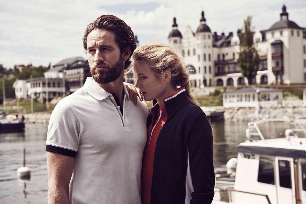 Рубашка поло мужская Anderson, белая, размер XXL