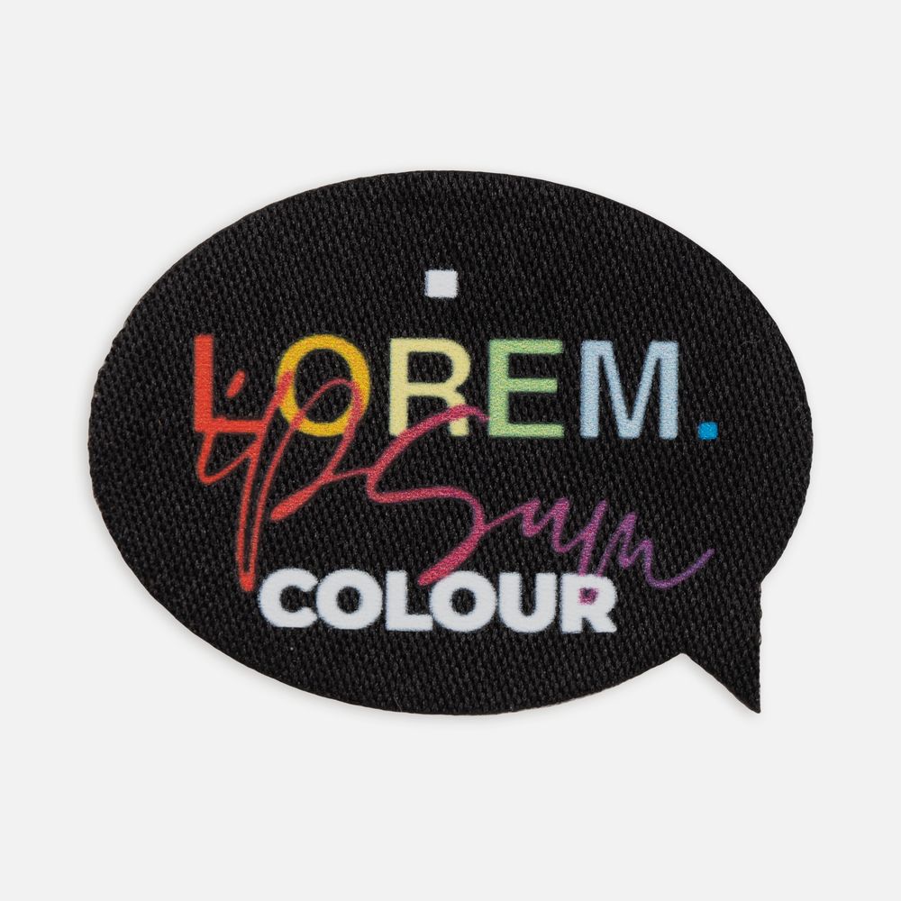 Наклейка тканевая Lunga Bubble, M фото в интернет-магазине Print Logo.