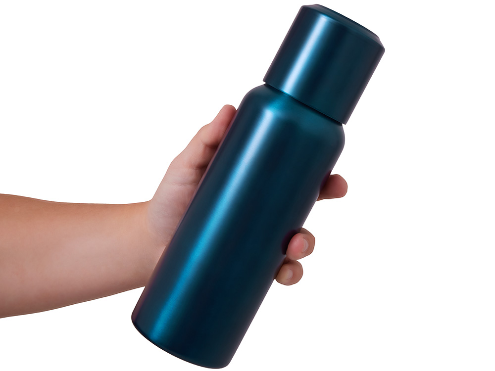 Вакуумный термос c магнитной крышкой Magne, 500 мл, темно-синий