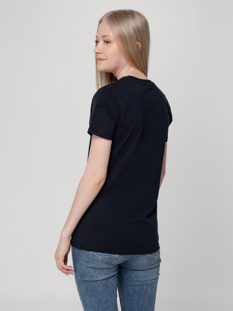 Футболка женская T-bolka Lady темно-синяя, размер S