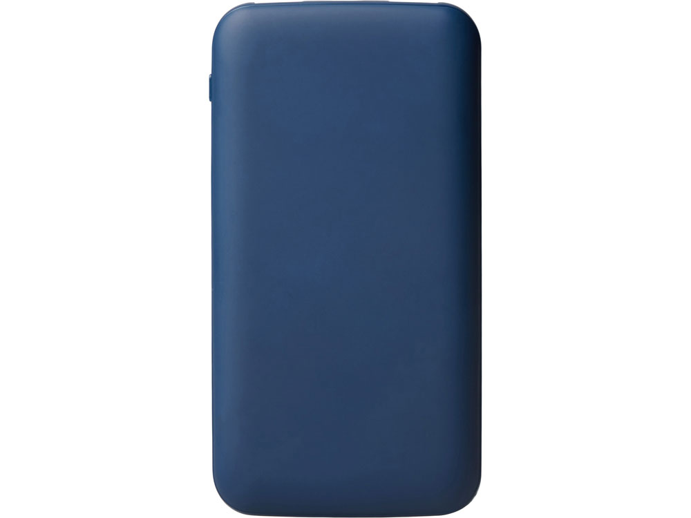Набор из внешнего акуумулятора и универсального кабеля с подсветкой лого Reserve LED, 10000mAh, темно-синий
