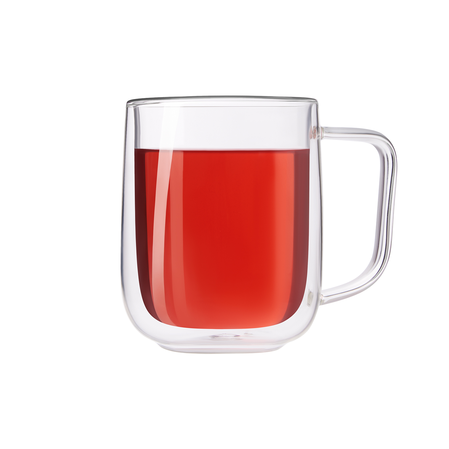 Кружка стеклянная с двойными стенками Виора (Viora) фото на сайте Print Logo.